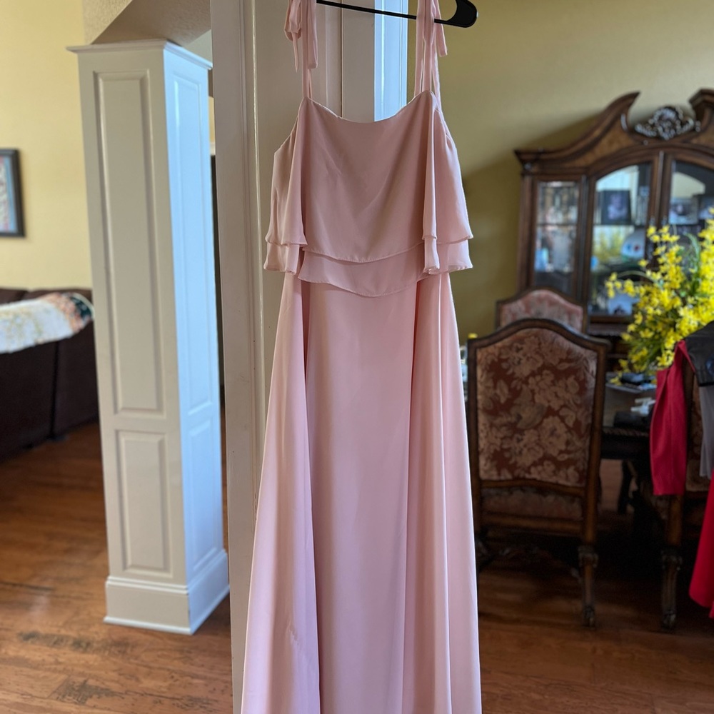 Beautiful blush/pale pink dress. Was bought for a wedding. Tags still on dress
